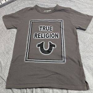 Gray True religion boys short sleeve shirt Sz L 14-16